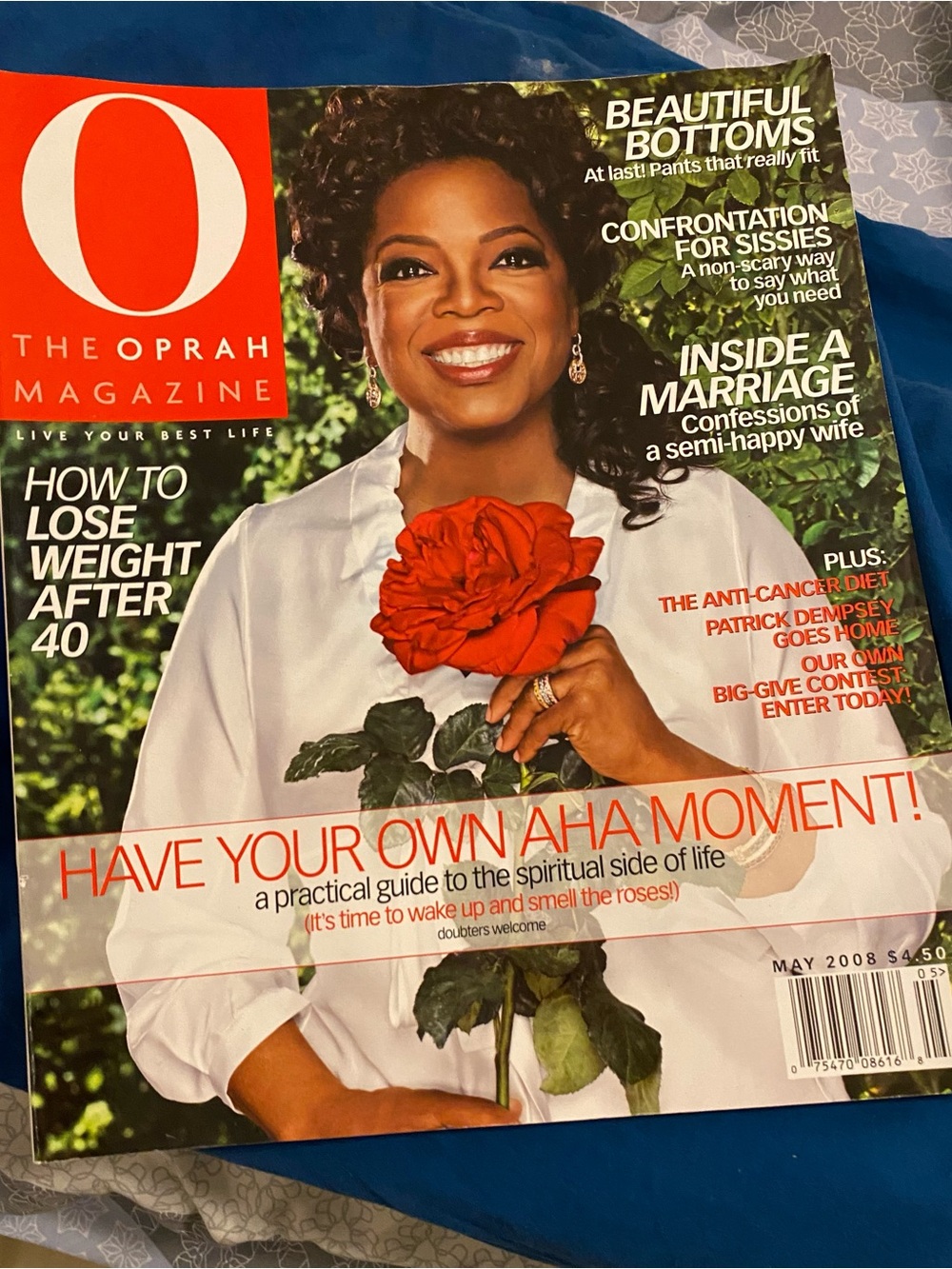 Oprah Magazine May 2008 Cover